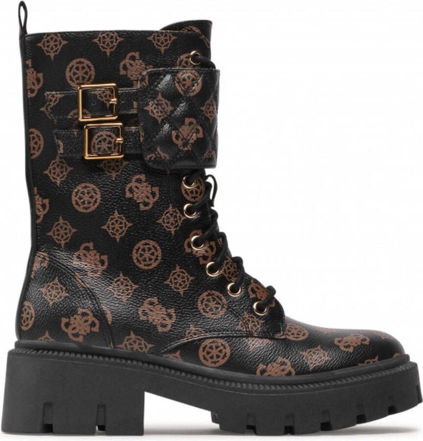 Guess Gevechtslaarzen Black Dames