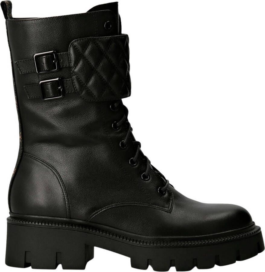 Guess Amphibian shoes mod. Sery in leather D23Gu33 fl7Serloea10 Zwart Dames - Foto 1