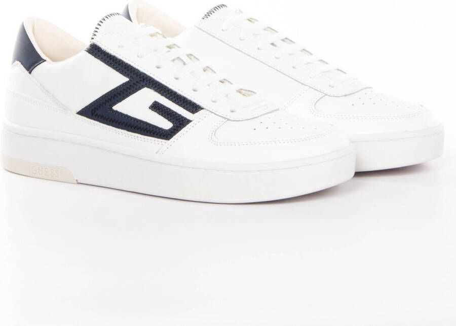 GUESS Silea Lage sneakers Leren Sneaker Heren Wit - Foto 2