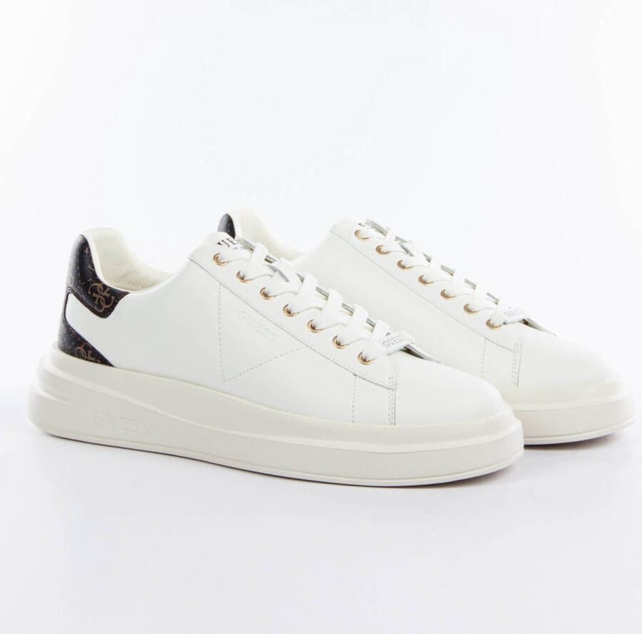Guess Casual Sneakers voor Mannen in Wit Bruin White Dames