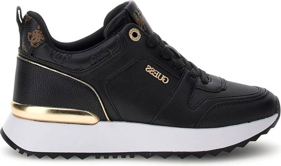 Guess Zwarte Casual Synthetische Sneakers oor Dames Black Dames