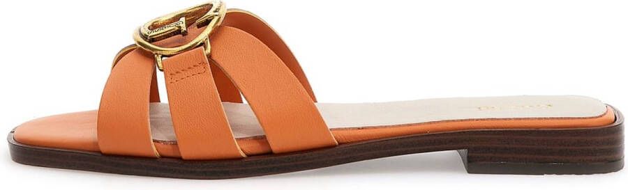 GUESS Symo Dames Slippers Orange