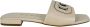 Guess Leren Damessandalen Lente Zomer Collectie Beige Dames - Thumbnail 2