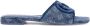 GUESS Tarishae denim slippers blauw - Thumbnail 2
