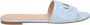 GUESS Tashia slippers met crocoprint blauw - Thumbnail 2