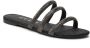 GUESS Tadem platte damesslippers zwart met zirkonia comfortabel - Thumbnail 1