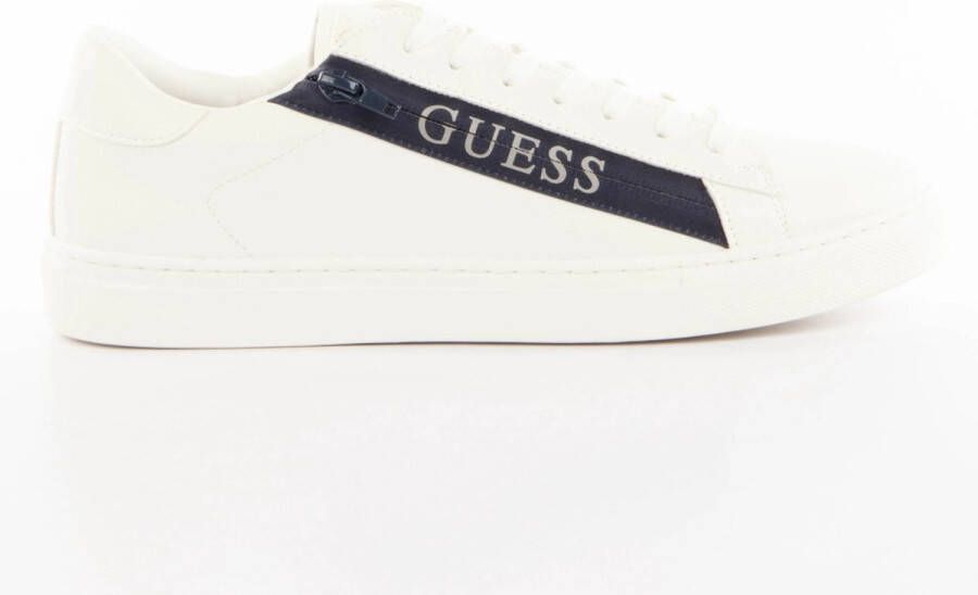 Guess Witte sportieve synthetische sneakers White Heren