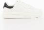 Guess Witte sportieve leren sneakers White Heren - Thumbnail 1