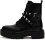GUESS Vaida Dames Veterboots Laarzen Zwart Leder - Thumbnail 1