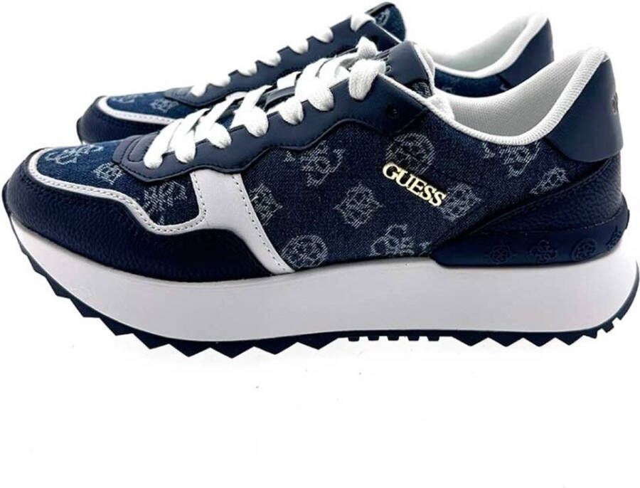 GUESS Vinsa sneaker blauw combi