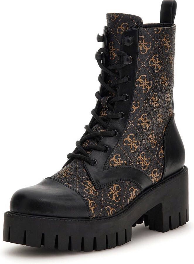 GUESS Walkup Dames Veterboots Brown Ocra