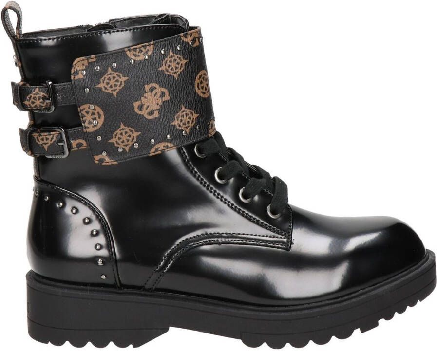 Guess Peony Logo Anfibio Laarzen Zwart Dames
