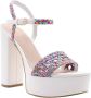Guess Gekleurde Blokhak Sandalen voor Dames Multicolor Dames - Thumbnail 1