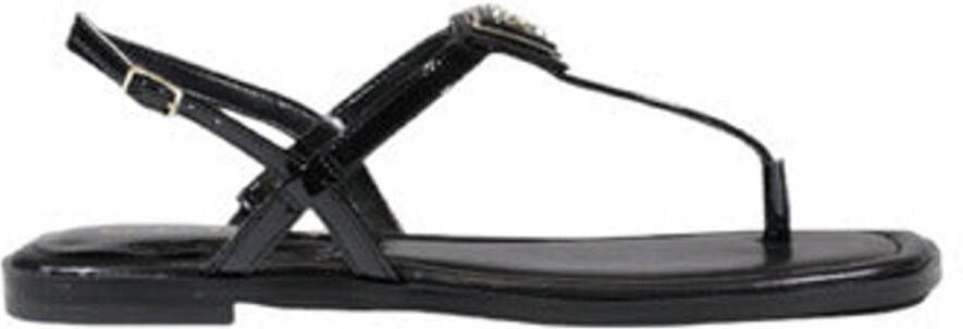 Guess Zwarte polyethyleen sandalen voor vrouwen Black Dames