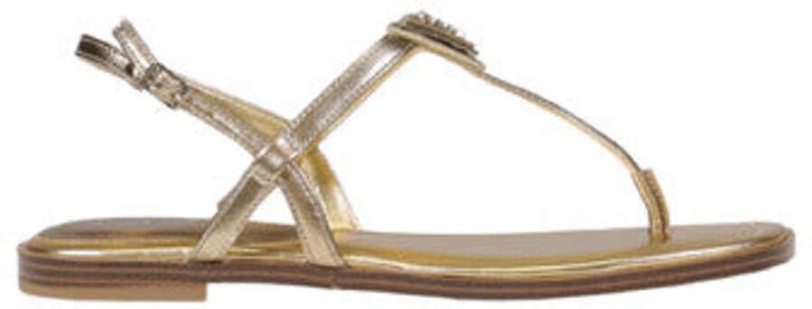 Guess Zomer Dames Sandalen in Polyurethaan Yellow Dames