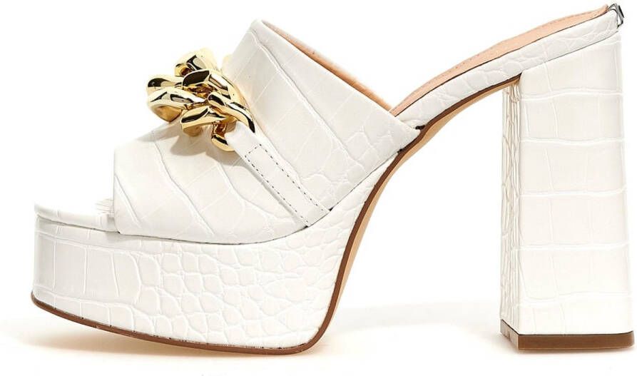 Guess Sandalen met hoge hakken White Dames