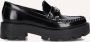Guess Zwarte Platte Polyethyleen Lage Schoenen - Thumbnail 2