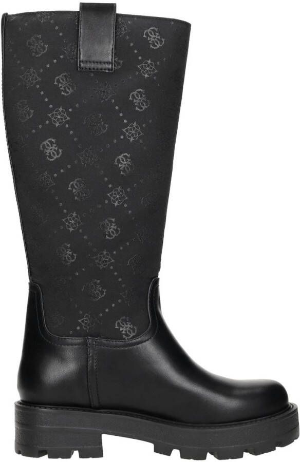 GUESS Dames Laars Zwart FLFYNNFAL11 Black Yannis