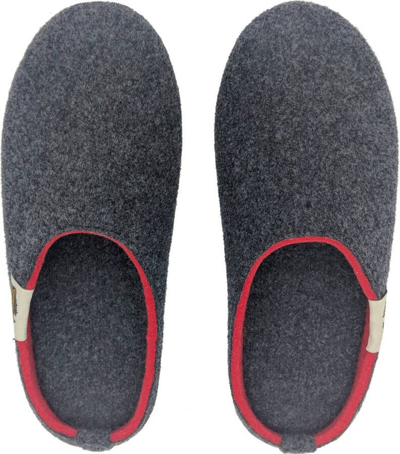 Gumbies Outback Slipper Charcoal & Red [ | ] - Foto 2