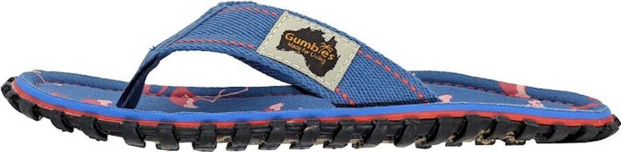 Gumbies Teenslippers | Unisex | Flamingo | Blauw Rood - Foto 2