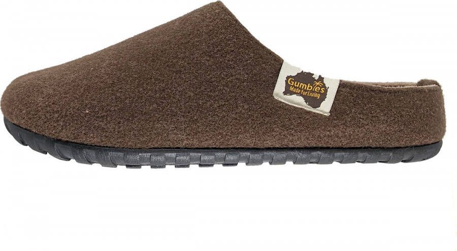 Gumbies Outback Slipper Chocolate & Cream [ 5 | ]