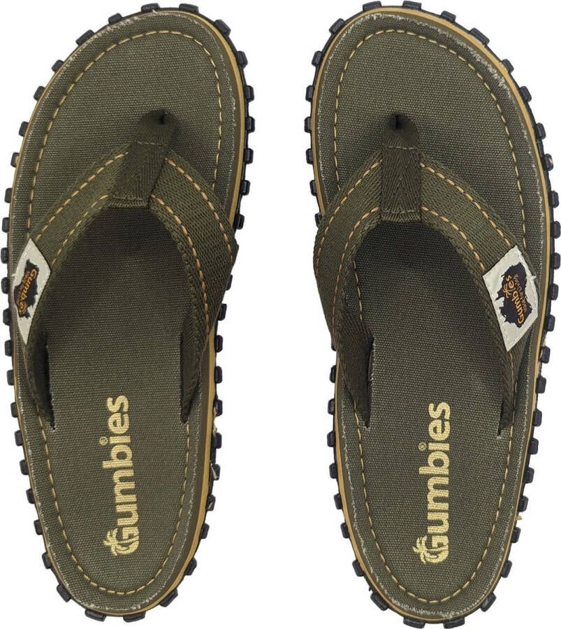 Gumbies teenslippers Khaki