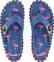 Gumbies Teenslippers Unisex Flamingo Blauw Rood - Thumbnail 1