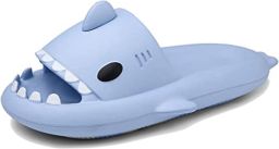 Haai Slippers Kinderschoenen Zomerse Dag Antislip Zool Uniseks Kind Grijs