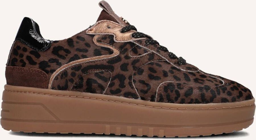 Haboob Filou Sneakers Ponyhair Dames Bruin
