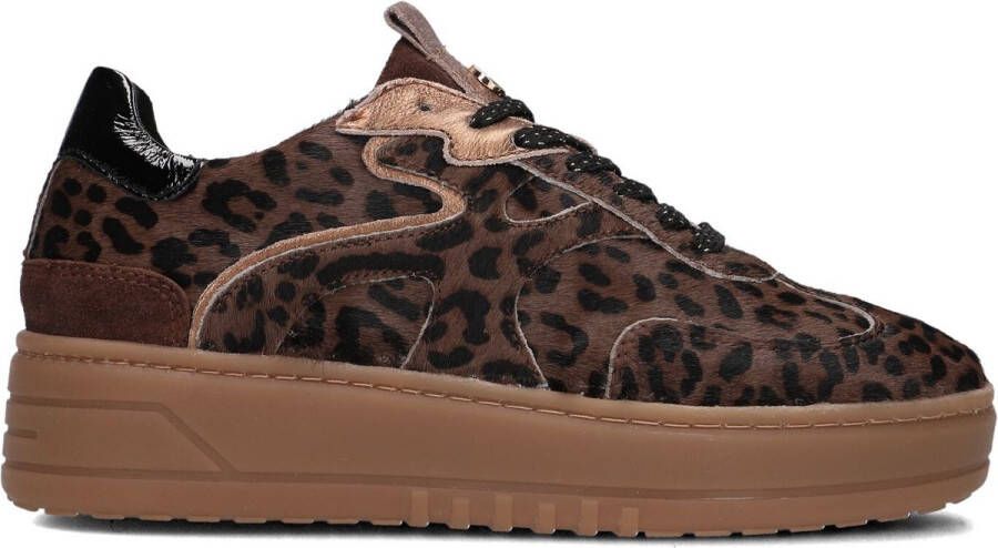 HABOOB Lage Sneakers Dames Filou Maat: 37 Materiaal: Ponyhair Kleur: Bruin