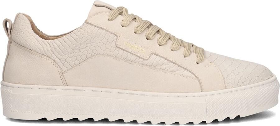 HABOOB Lage Sneakers Heren Lewis Leer Beige