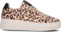 Haboob suède sneakers met panterprint bruin - Thumbnail 2