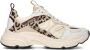 Haboob Lptokio Sneakers Leren Sneaker Dames Beige - Thumbnail 2