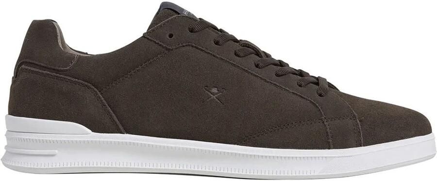 Hackett London Brando Zacht Bruin Leren Sneakers