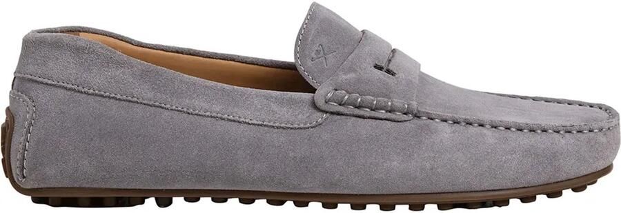 Hackett Driver Saddle Loafers Grijs Man