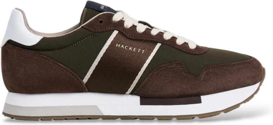 Hackett London Keston Symbol sneakers olijfgroen