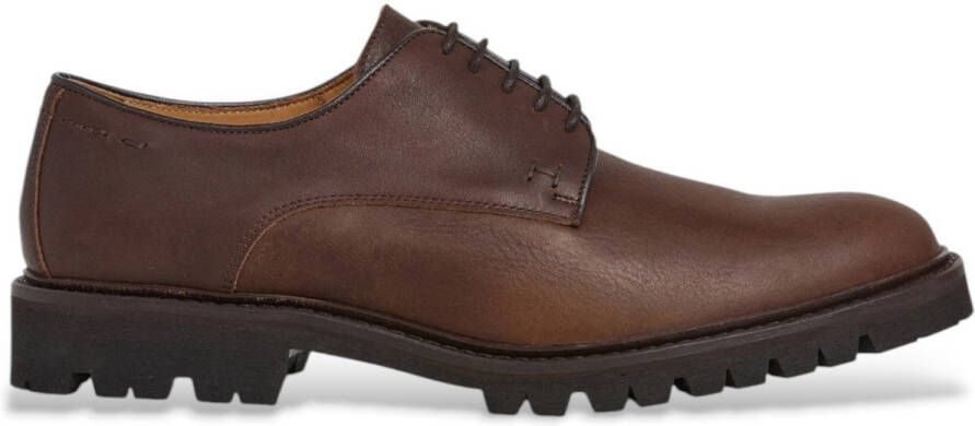 Hackett London Bruine Derby Sloane Leren Schoenen
