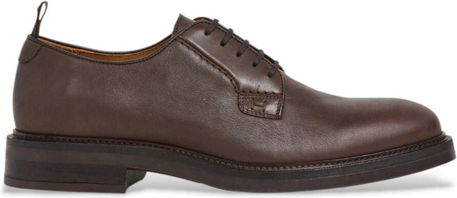 Hackett London Egmont Natuurlijk bruin leren schoenen