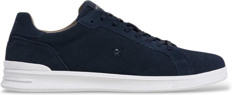 Hackett London Brando Soft marineblauwe leren sneakers
