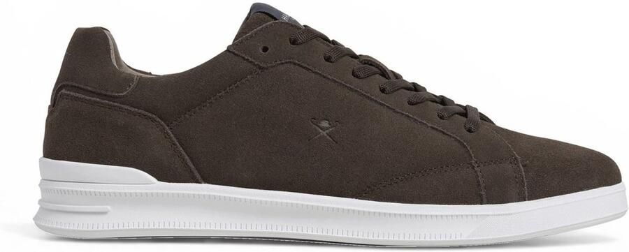 Hackett London Brando Zacht Bruin Leren Sneakers