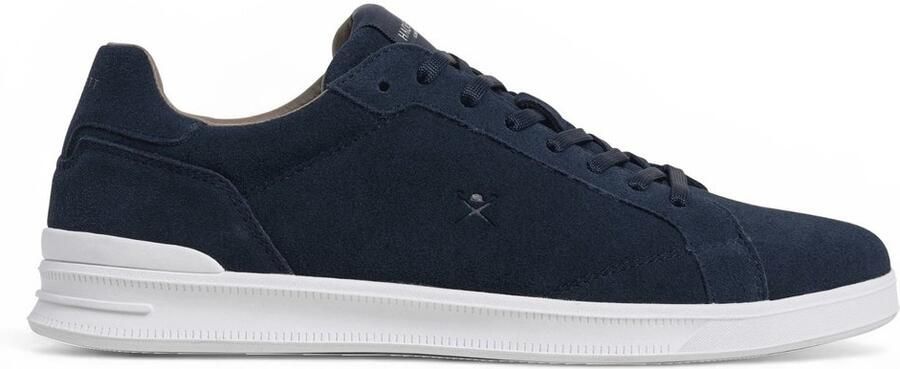 Hackett London Brando Soft marineblauwe leren sneakers