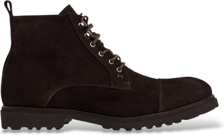 Hackett London Bruine Hudson leren enkellaarsjes