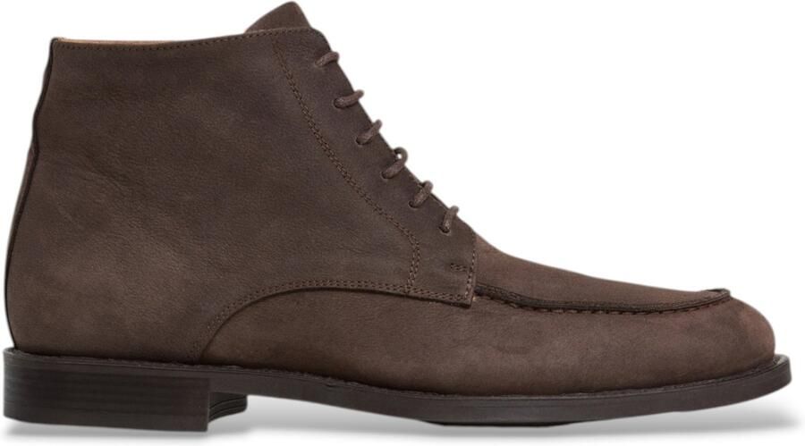 Hackett London Bruine leren Hampton enkellaarsjes