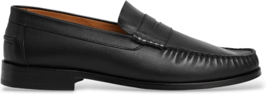 Hackett London Cobham zwarte leren schoenen