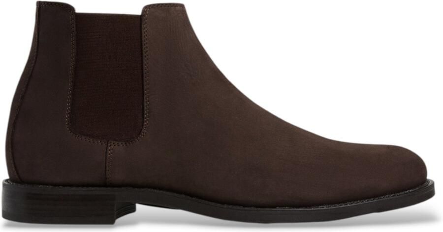 Hackett London Hampton Bruin Leren Chelsea Enkellaars