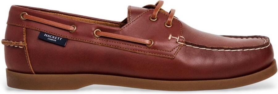 Hackett London Leren mocassins Deck One
