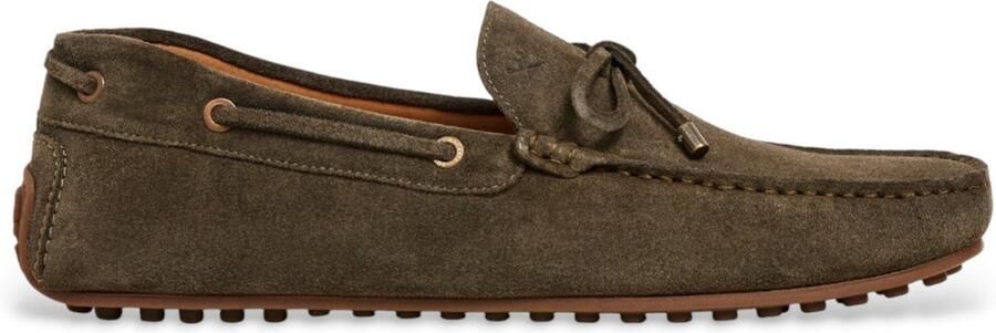 Hackett London Leren mocassins met veters