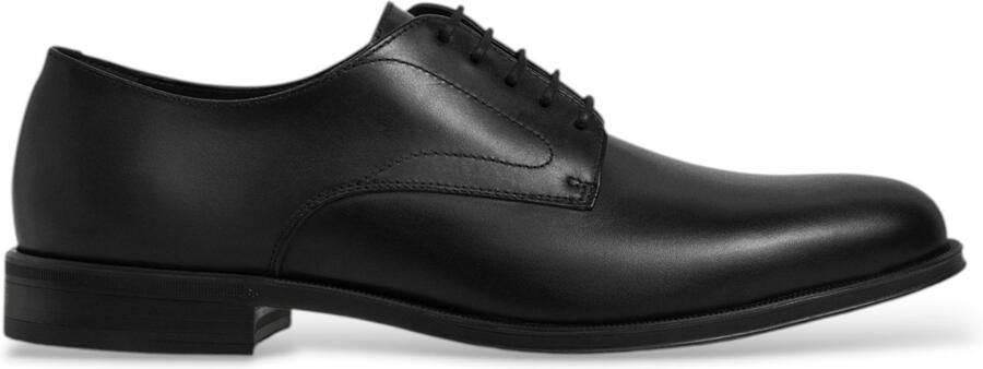 Hackett London Zwarte leren schoenen Duke Master