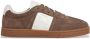 Hackett London Harper League Bruin Leren Sneakers - Thumbnail 1