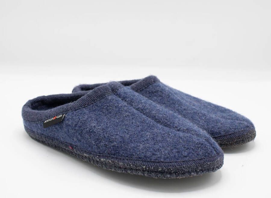 Haflinger Walktoffel Alaska Pantoffels blauw